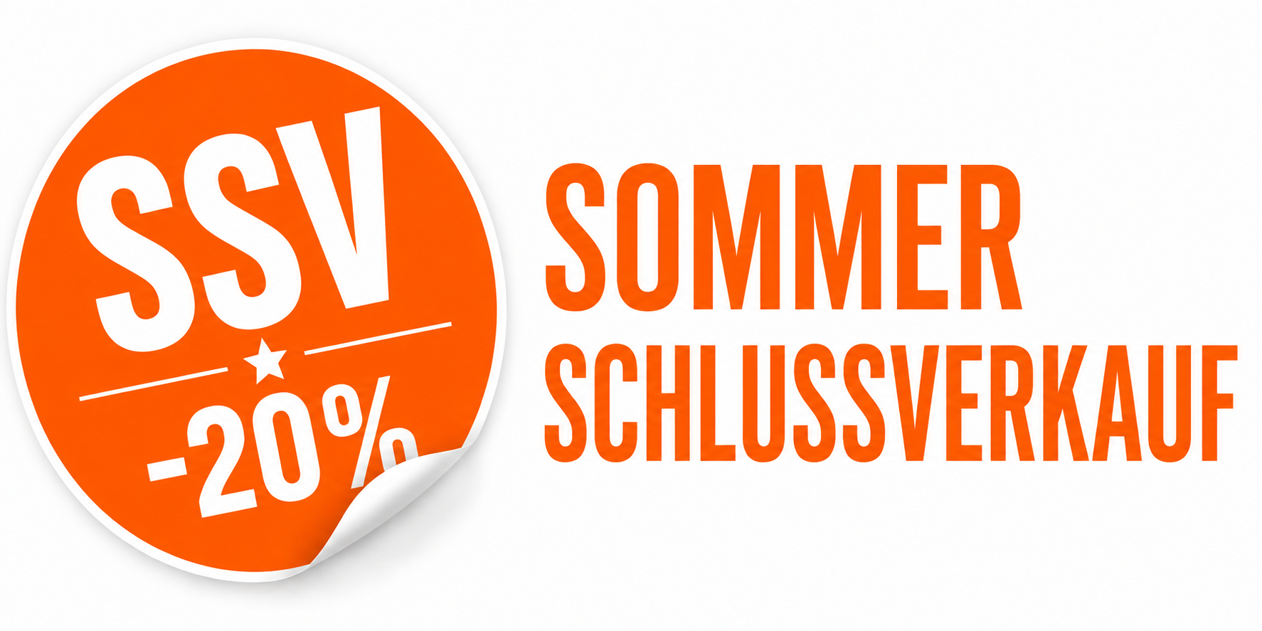 SSV – 20 Prozent Sommerschlussverkauf