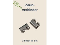 Zaunverbinder für Schneckenzaun im 2er-Set