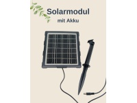 Solarmodul mit Akku für elektrischen Schneckenzaun