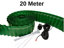 20 m Schneckenzaun mit Netzteil
