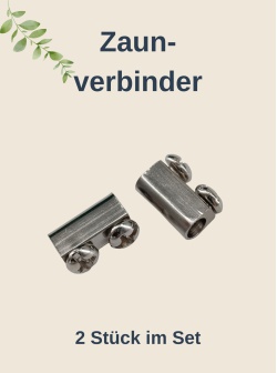 Zaunverbinder für Schneckenzaun im 2er-Set
