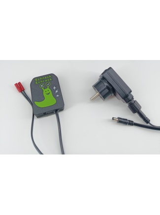 12-V-DC-Netzteil mit Schneck Schreck Duo Impulsgeber