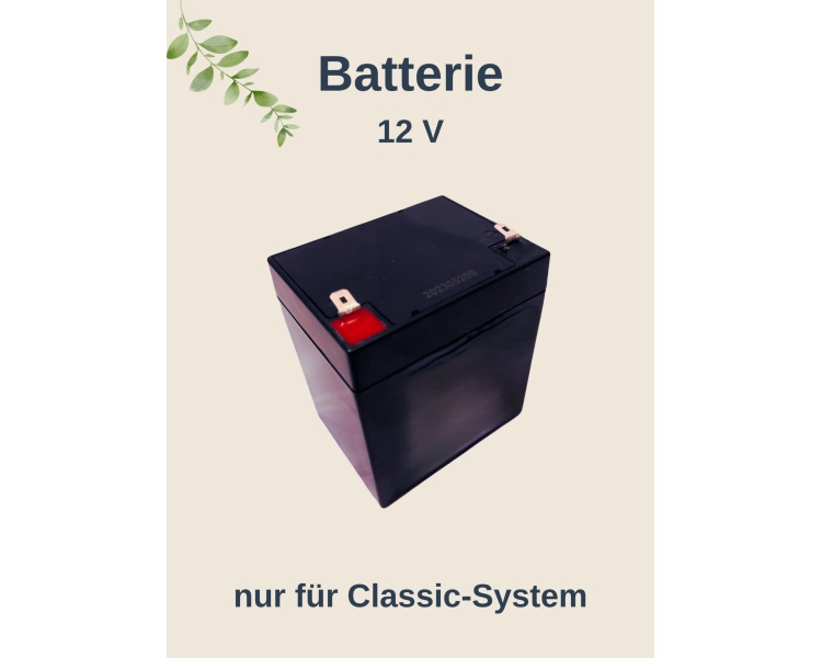 12-V-Batterie für Schneckenzaun Classic-System