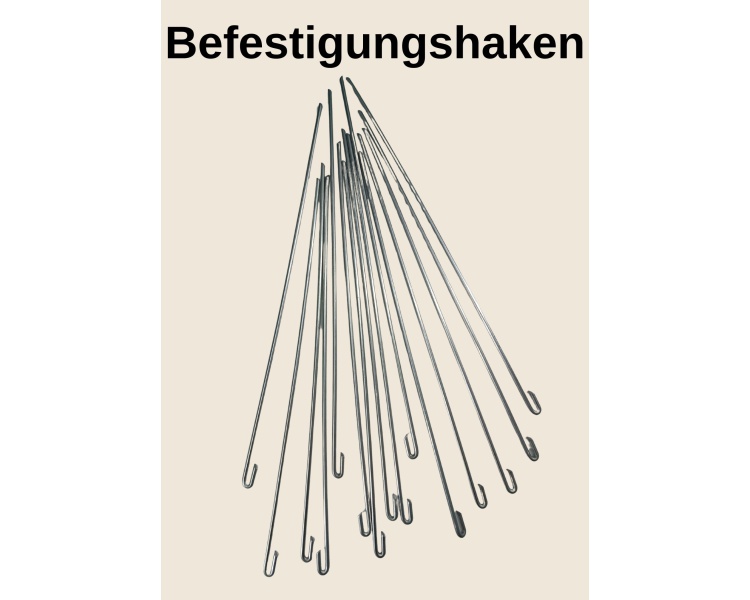 Befestigungshaken für Schneckenzaun, 10 Stück zur sicheren Befestigung im Erdreich